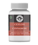 Holy Natural Ceylon Cinnamon Capsules - 120 Capsules (600mg /Cap)