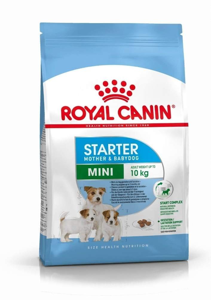 uk61DvZpZQyUL.jpg Royal Canin Adult & Baby Mini Starter Pellet Dog Food, Meat flavour, 4 Kg - Fast UK Delivery - Image 1