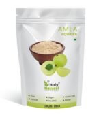 Holy Natural Amla Powder - 500 GM | Amla Also Called Phyllanthus emblica, and Indian Gooseberry. | Rich Source of Vitamin C | Edible Grade, Also use in Skin and Hair Care.