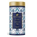 Octavius Pure Green Tea Loose Leaf- 100 Gms (50 Cups) | Superior Loose leaf Flavour Experience | High Anti-Oxidants | Detox Tea | Low Caffeine Slimming Tea - Fast UK Delivery