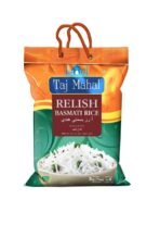 Taj Mahal Relish Everyday Basmati Rice 5kg | Perfect For Everyday | Non-Sticky | Naturally Aged | Rich in Fibre & Nutrients | Delicious & Aromatic - Fast Shipping to USA & Canada
