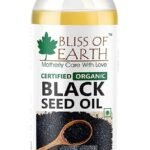 Bliss of Earth Certified Organic Black Seed Oil | Kalonji Oil | 100GM | Immune System Booster | Digestive Support | Great For Hair Health | Gluten Free | Cold Pressed | Unrefined | Hexane Free | - Fast UK Delivery