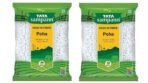 Tata Sampann Thick Poha | Flattened Rice | Thick Poha | 1kg | White Poha | Pack of 2 - Fast UK Delivery