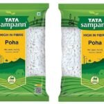 Tata Sampann Thick Poha | Flattened Rice | Thick Poha | 1kg | White Poha | Pack of 2 - Fast UK Delivery