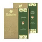 Octavius | Lemon Green Tea - 100Gm (Pack of 2) | 100 Cups | 100% Natural Ingredients | Loose Leaf | Lemon Extracts | Rich in Vitamin C |Antioxident Rich | Boost Immunity | Improves Metabolism | 200 Gm Box - Fast UK Delivery