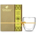 Octavius Classic Green Coffee Beans With Double Wall Cup Combo | 250 Gm - Fast UK Delivery