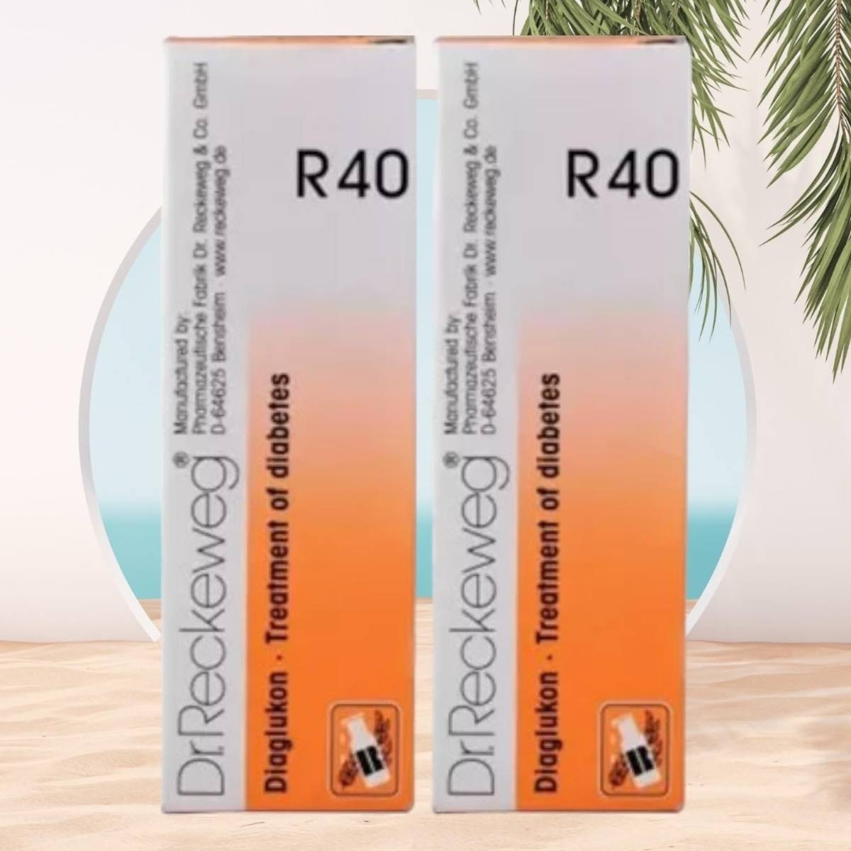 uk61ITDmPPuTL-1.jpg Dr Reckeweg R40 Homeopathic Medicine Diaglukon - Homeopathic Medicine 22ml, Pack of 2 - Fast UK Delivery - Image 1
