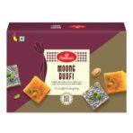 Haldiram's Moong Burfi 400g | Fresh Indian Traditional Mithai | Burfi Sweets | Indian Mithai | Fresh Products | Chana Barfi | Festive Sweet Gift Box | Finest Pistachios | Moong Dal Barfi - Fast UK Delivery