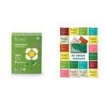 Teabox Organic Darjeeling Green Tea 100 grams & Teabox Green Tea Sampler Bags 20pcs (2pcs X 10 flavors) - Fast UK Delivery