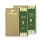 Octavius Ginger & Lemon (Low Caffeine) Loose Leaf Green Tea - 100 Gms (Pack Of 2) - Fast UK Delivery