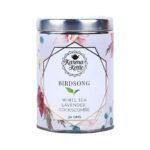 Karma Kettle Birdsong Silver Tips White Tea with Lavender Flowers, Cockscombs Flowers (30 g Loose Leaf Tin), 30 g - Fast UK Delivery
