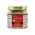 Tassyam Organics Hingwale Extra Strong Shahri Hing 25g Bottle | Hand Pounded & Natural | Jain Hing - Fast UK Delivery