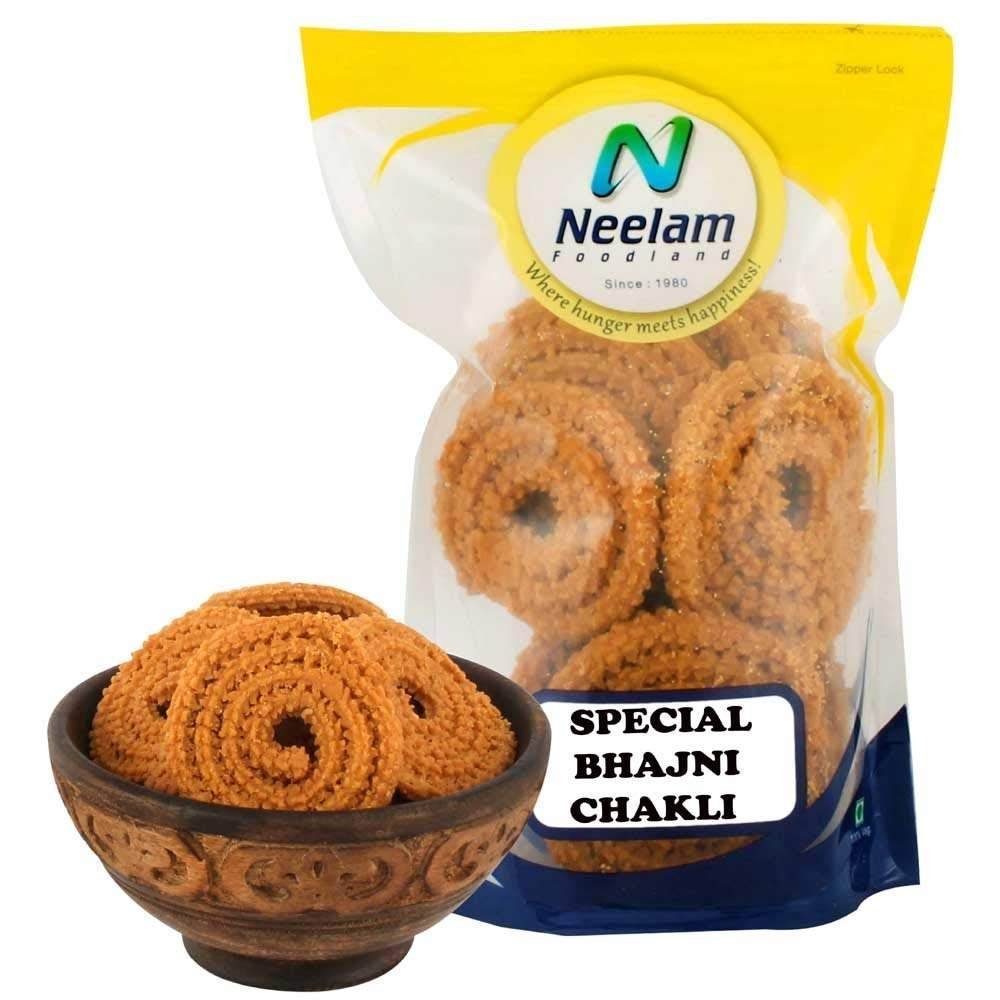 uk61LK8z74-vL-1.jpg Neelam Foodland Special Bhajni Chakli, 400g - Fast UK Delivery - Image 1