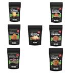 Green Sun Low Carb Snacks Hamper| Pack of 1 | 6 Healthy Keto Snacks + FREE Low Carb Flour | Almond Cookies | Jeera Cookies| Chocolate |Coated Peanuts| Tidbits | Crispies | Low Carb Flour - Fast Shipping to USA & Canada