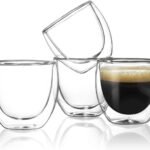 Octavius Double Walled Thermal Insulated Glass Cup - 250 Ml (Set of 4) - Fast UK Delivery