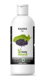 Holy Natural Kalonji Seeds Oil/Black Seed Oil/Nigella Sativa Oil (100ml) | For Edible, Hair and Skin Care | Weight loss, Immunity Booster | Hair Growth, Hair Fall | Skin Glow & Softness. - Fast UK Delivery