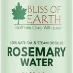 Bliss of Earth Rosemary Water Spray For Hair Growth 100ml, 100% Natural Steam Distilled Rosemary Water For Hair & Skin, Helps Reduce Hair fall, Strengthens Hair. - Fast UK Delivery