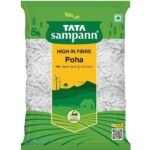 Tata Sampann, High in Fibre Poha(Thick), 500g - Fast UK Delivery