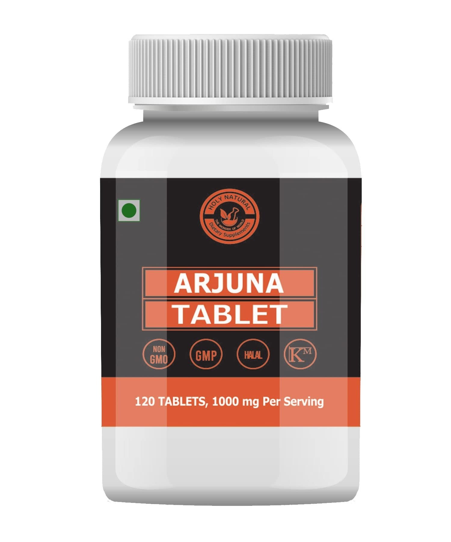 uk61QhXlmthWL-1.jpg Holy Natural Arjuna Tablet 120 tablet (500 mg/tab), Pure and Natural Dietary Supplement - Fast UK Delivery - Image 1