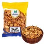 Neelam Foodland Black Chana JHOR Garam, Extra Thin Flat Chana, Snack ,Food, Snack Box for Home, Picnic, Movies (Salt Free Black) 400 Gm - Fast UK Delivery