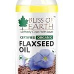 Bliss of Earth Natural Flaxseed Oil with OMEGA-3 (100ML) - Fast UK Delivery