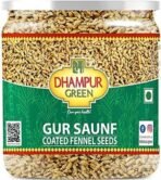 Dhampurgreen Gur Saunf, 250g | Mouth Freshener | Mukhwas Gur Saunf | Jaggery Coated Fennel Seeds | After Meal Snack | Sompu - Fast UK Delivery - Image 2