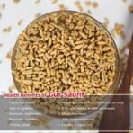 Dhampurgreen Gur Saunf, 250g | Mouth Freshener | Mukhwas Gur Saunf | Jaggery Coated Fennel Seeds | After Meal Snack | Sompu - Fast UK Delivery - Image 5