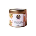 Karma Kettle Chakra Green Tea with Ginger Flakes, Cinnamon, Tulsi, Cardamom, Curry Leaf, Turmeric, Black Salt, Asafoetida, Nutmeg & Black Pepper (15 Pyramid Teabags), 30 g - Fast UK Delivery