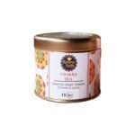 Karma Kettle Chakra Green Tea with Ginger Flakes, Cinnamon, Tulsi, Cardamom, Curry Leaf, Turmeric, Black Salt, Asafoetida, Nutmeg & Black Pepper (15 Pyramid Teabags), 30 g - Fast UK Delivery