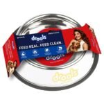 Drools Stainless Steel Feeding Bowl For Dog, Large, 850ml - Fast UK Delivery