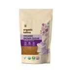 Organic Tattva All Natural Brown Sugar, Zero Chemicals, Organically Processed, from Freshly Squeezed Sugar Cane Juice, and Enriched with Essentials Nutrients (1 Kg, Pouch) - Fast UK Delivery
