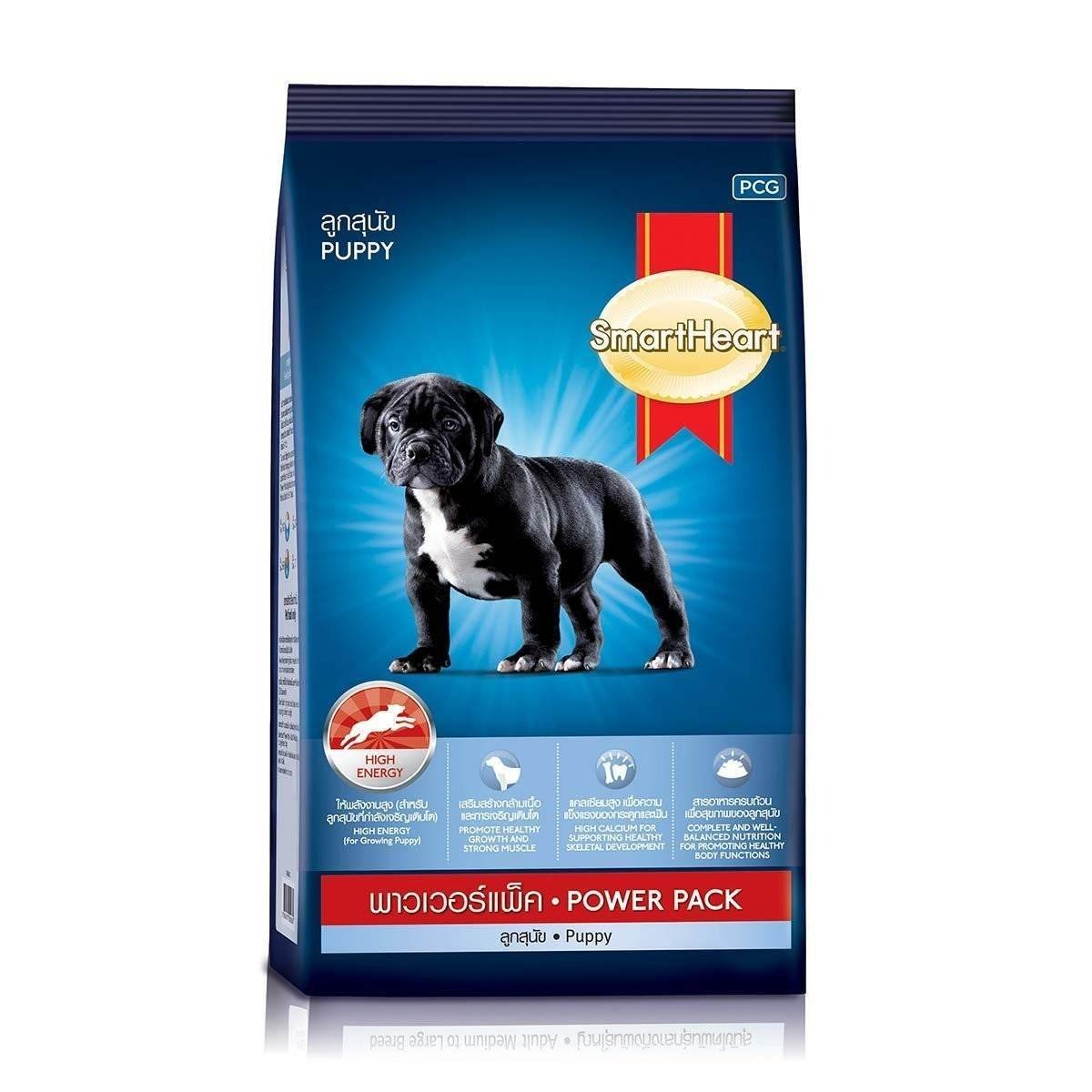 uk61U1fb3OJAL-1.jpg Smart Heart Dry Puppy Dog Food, Meat Flavor, Power Pack 10 KG - Fast UK Delivery - Image 1