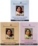 Shahnaz Husain Anti-Ageing,Pigmentation Control and Signature facial kit combo (3 x 16 g) - Fast UK Delivery