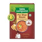Tata Sampann Pav Bhaji Masala with Natural Oils, 45g, Crafted by Chef Sanjeev Kapoor, With Chefs Exclusive Tip, Rich Aroma & Flavour - Fast UK Delivery