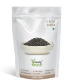 Holy Natural Chia Seeds 100gm | Healthy Diet Seeds For Eating | Use for salad, snack, smoothies, shack | Help in weight loss | Rich in Calcium, Protien, Fiber & Omega 3