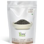 Holy Natural Chia Seeds 100gm | Healthy Diet Seeds For Eating | Use for salad, snack, smoothies, shack | Help in weight loss | Rich in Calcium, Protien, Fiber & Omega 3