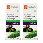 KRISHNA'S HERBAL & AYURVEDA Karela Jamun Mix Juice-1000 Ml,Pack Of 2,Fresh Karela & Jamun Seed,Ayurevedic Formulation To Maintain Sugar Level,Enriched With Vitamin C-Vitamin A - Fast UK Delivery