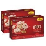Haldiram's Nagpur Fruit Biscuits (Pack of 2-250 gm Each) - Fast UK Delivery