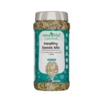 Neuherbs 5 in 1 Healthy seeds mix for weight management, Pumpkin, Sunflower, Watermelon, Flax & Chia Seeds | Improved digestion, healthy heart with Omega-3 & protein support- 200 g Trail mix seeds - Fast UK Delivery