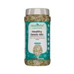 Neuherbs 5 in 1 Healthy seeds mix for weight management, Pumpkin, Sunflower, Watermelon, Flax & Chia Seeds | Improved digestion, healthy heart with Omega-3 & protein support- 200 g Trail mix seeds - Fast UK Delivery