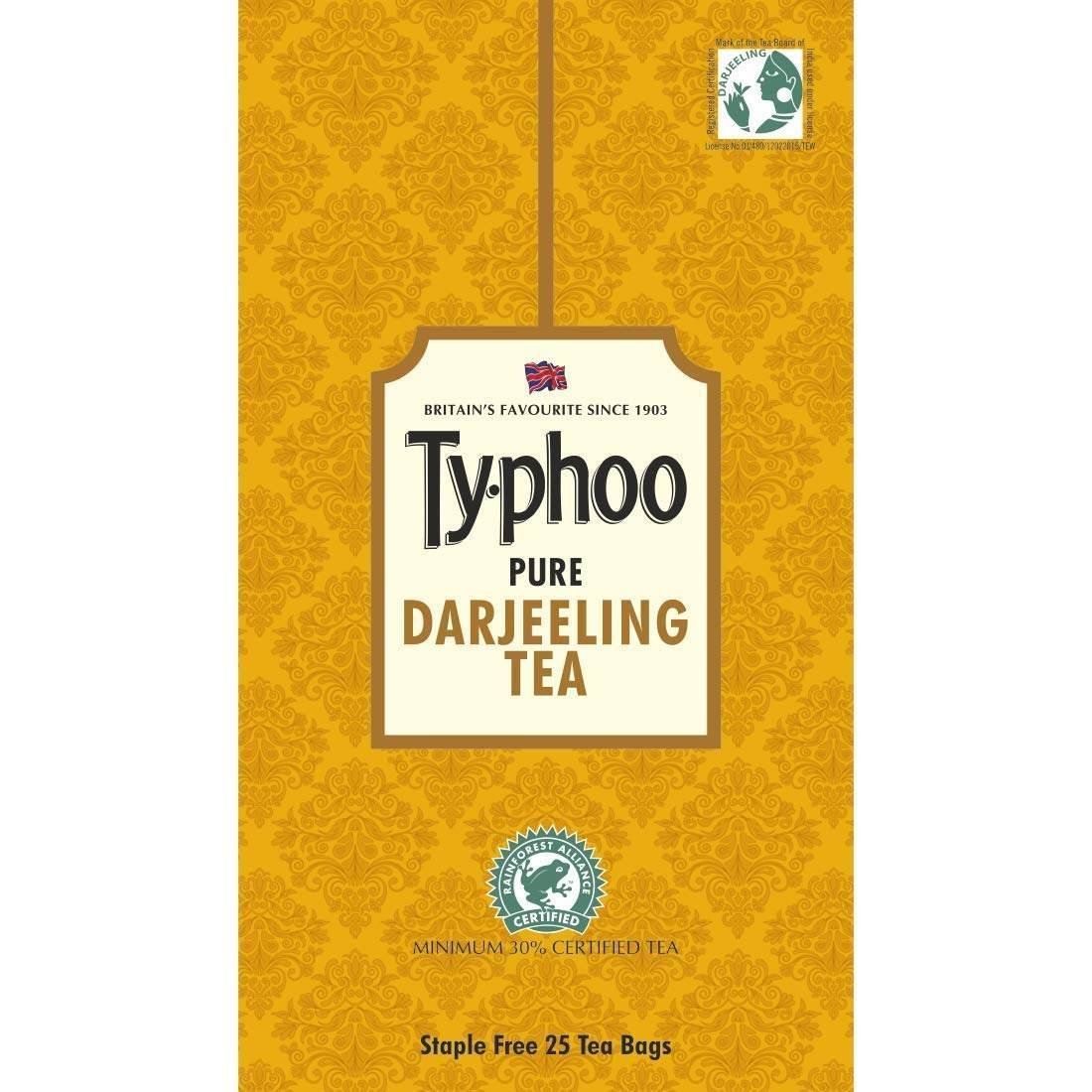 uk61Zm4sq0wFL-1.jpg Typhoo Darjeeling Black Tea Bags (25 Tea Bags) - Fast UK Delivery - Image 1