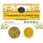 TEACURRY Chamomile Tea (30 Tea Bags, 1 Month Pack) - Pure Chamomile Tea For Sleep, Relaxation and Calmness | NON-GMO Caffeine Free Chamomile Tea - Fast Shipping to USA & Canada