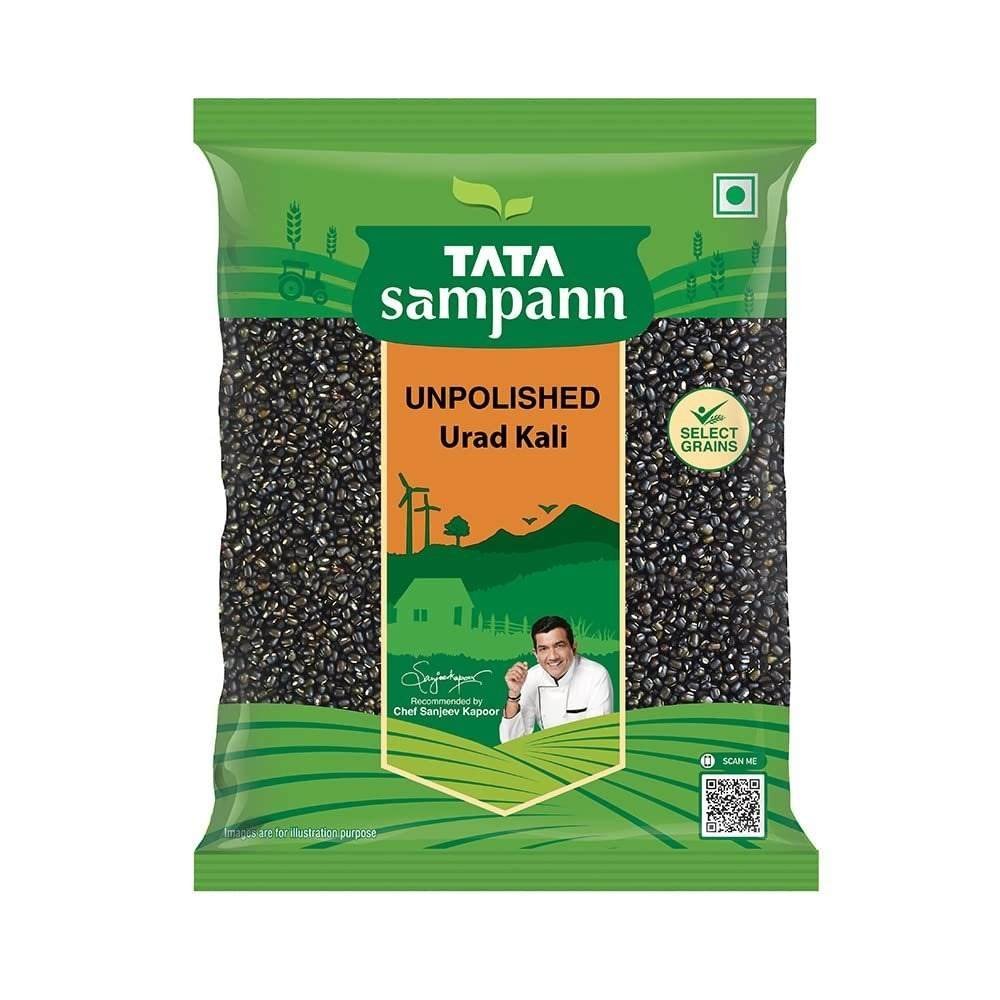 uk61aRCzVszNL-1.jpg Tata Sampann Unpolished Urad Kali, 1kg - Fast UK Delivery - Image 1