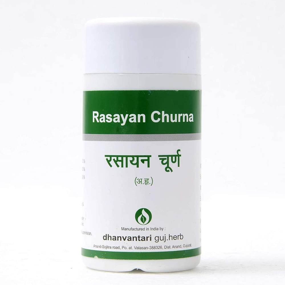 uk61aWu6OLNwL-1.jpg Dhanvantari Rasayan churna 80gm pack of 4 - Fast UK Delivery - Image 1