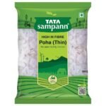 Tata Sampann White Thin Poha, 500g - Fast UK Delivery