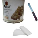 PMPEARL White Chocolate Wax (600 gm)+ Waxing Strips (30) + Waxing Spatula - Fast UK Delivery
