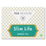Tea Treasure Slim Life Wellness Tea Box 25 Pyramid Tea Bags | Boosts Metabolism | Boosts Immunity | Helps Maintain Energy - Fast UK Delivery