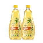 Organic Tattva, Organic Sesame Oil, 1 Litre | Unrefined Safed Til Ka Tel | Cholesterol and Tran Fat Free| 100% Organic | Pesticide and Chemical Free | Pure and Unadulterated | Double Filtered | Expeller-Pressed | Pack of 2 - Fast UK Delivery