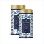 Octavius Pure Green Tea Loose Leaf- 100 Gms (50 Cups) | Pack of 2 | Superior Loose leaf Flavour Experience | High Anti-Oxidants | Detox Tea | Low Caffeine Slimming Tea - Fast UK Delivery