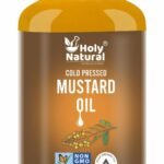 Holy Natural - The Wonder of World Holy Natural Cold Pressed Organic Mustard Oil 300Ml|For Hair, Body, Skin Care, Massage Oil - Fast UK Delivery